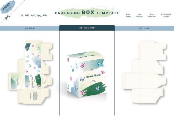 3D Box Packaging Design Template: A Practical Tool for Modern Branding and Creativity