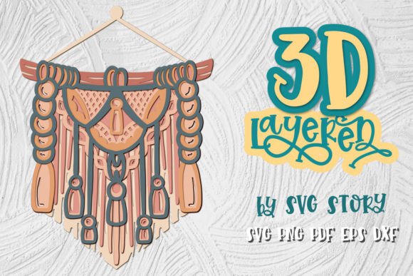 3D Layered Macrame Design SVG: A Practical Tool for Creative Professionals