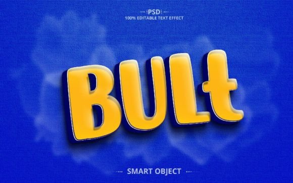 Bult 3D Text Effect Design: A Powerful Tool for Creative Typography