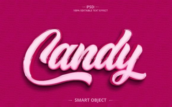 Candy Nice 3D Text Effect Design: A Versatile Tool for Creative Professionals