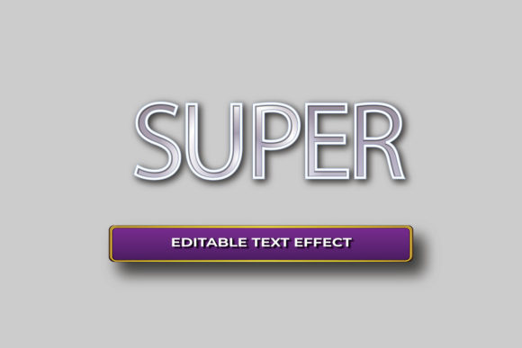 Creative Super Text Effect and Simple Professional 3D Font Design: A Must-Have for Modern Branding