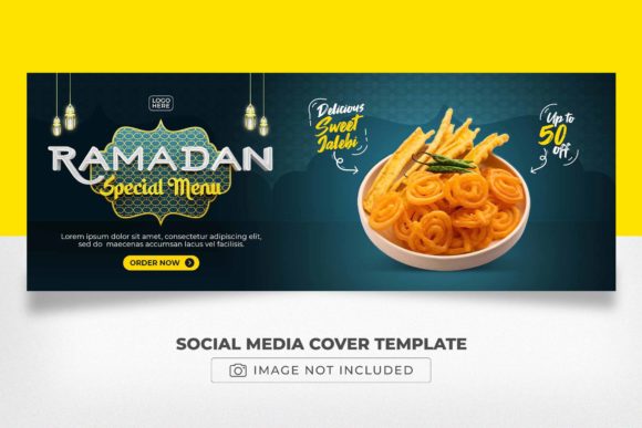 How to Elevate Your Ramadan Marketing with Premium Jalebi-Themed 3D Facebook Cover Designs and Social Media Banners