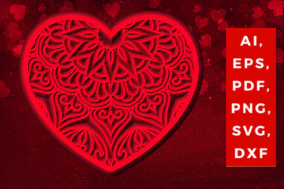 Layered 3D Valentine Hearts Design SVG: Strategic Use for Creative and Commercial Success