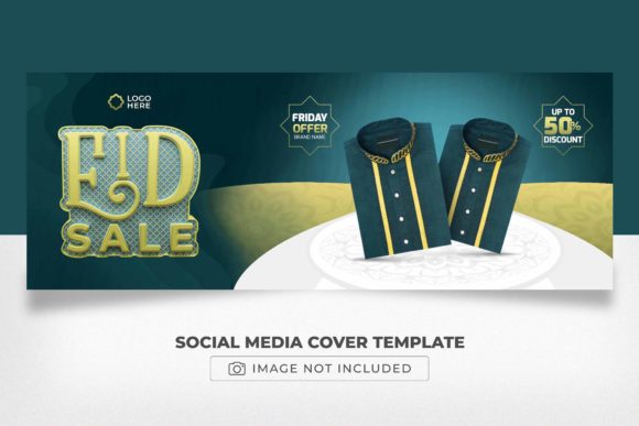 Maximizing Eid Sale Impact with 3D Facebook Cover Design PSD Templates