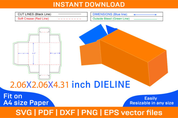 Straight Tuck End Folding Box Dieline: Your Guide to Custom Packaging
