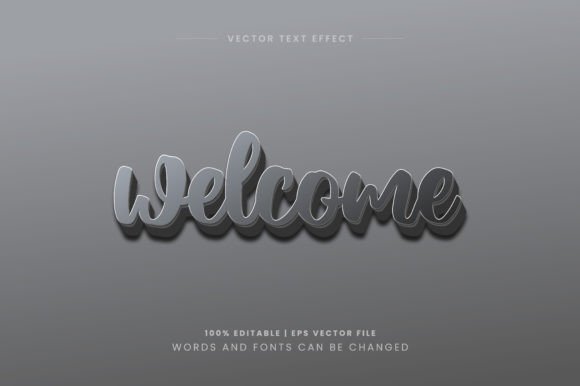 Welcome Editable 3D Text Effect Design: A Practical Guide for Designers and Content Creators
